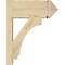 Ekena Millwork Imperial Rough Sawn Arts and Crafts Outlooker, Douglas Fir, 8"W x 18"D x 22"H OUT08X18X22IMP03RDF - alternate 3